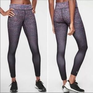 Athleta Contender Dazzle Multicolor 7/8 Legging